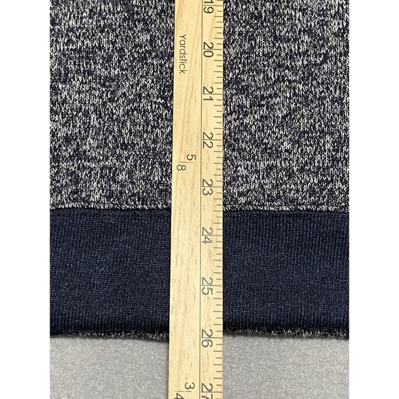 Abercrombie & Fitch Bomber Jacket Men's L Navy/Gray Quilted Zip Up Wool Blend - Picture 11 of 12